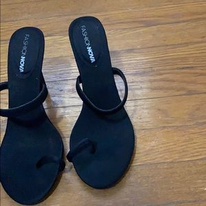 Fashion Nova Black Heels